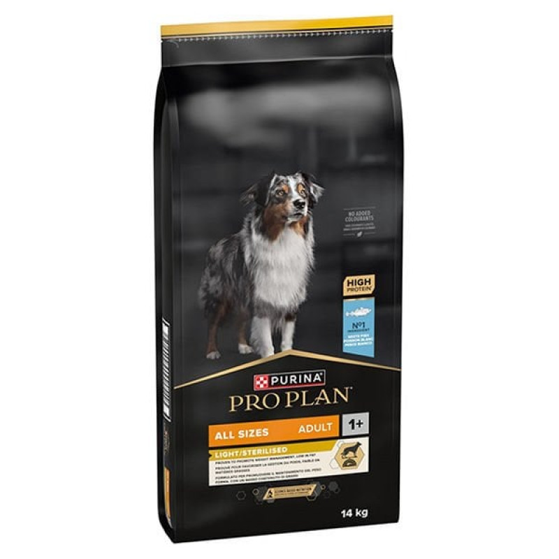 Pro Plan14 Kg Light Sterilised Beyaz Balık | Yetişkin Köpek Kuru Maması