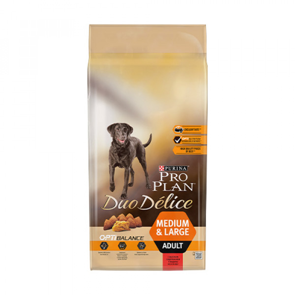 Pro Plan 2,5 Kg  Duo Delice Adult Medium & Large Beef | Yetişkin Köpek Kuru Maması
