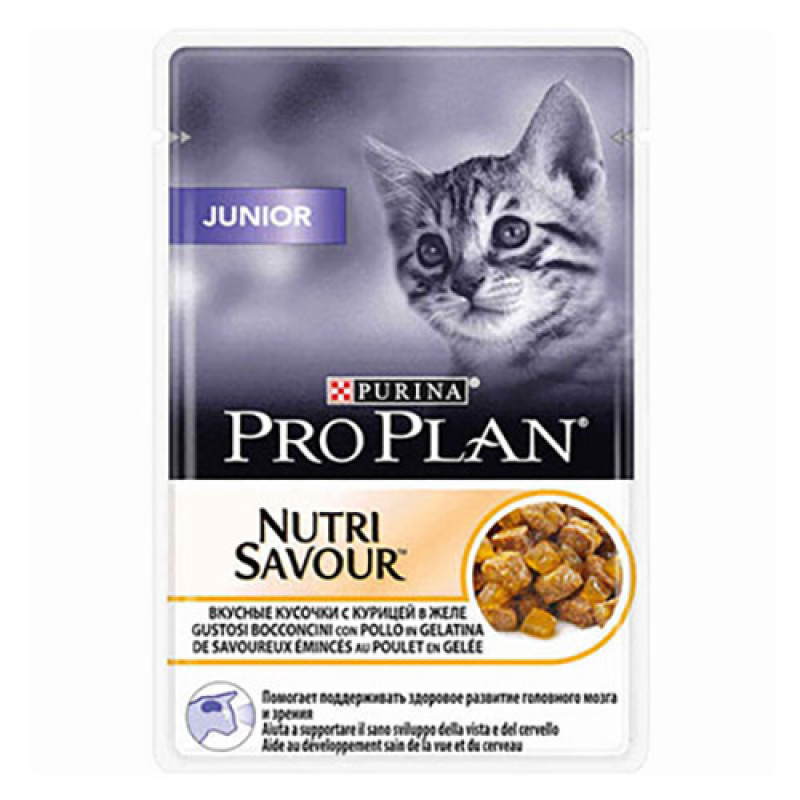 Pro Plan 6 Adet Junior Nutri Savour Chicken & Jelly 85 Gr | Yavru Kedi Maması Pro Plan 6 Adet Junior Nutri Savour Chicken & Jelly 85 Gr | Yavru Kedi Maması