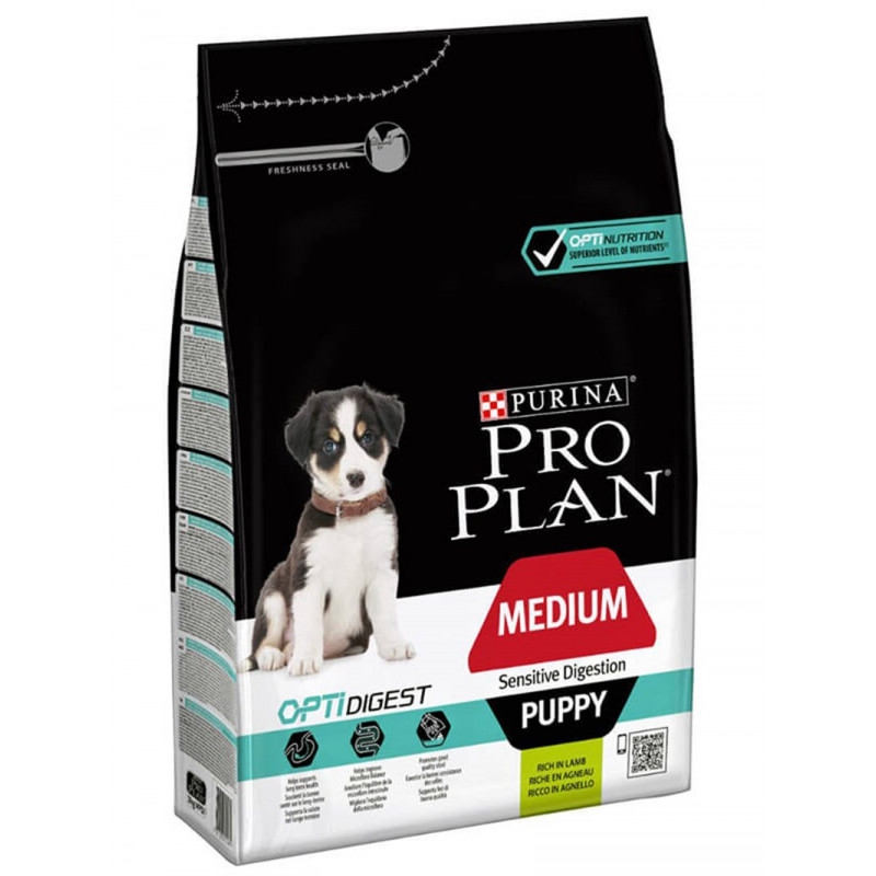 Pro Plan 3 Kg Medium Puppy Sensitive Digestion Lamb | Yavru Köpek Kuru Maması Pro Plan 3 Kg Medium Puppy Sensitive Digestion Lamb | Yavru Köpek Kuru Maması