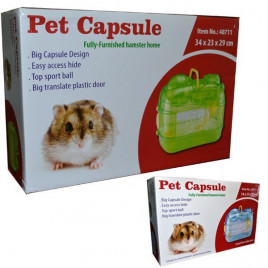 34x23x29 Cm Pet Capsule Akrilik Kafes | Hamster Kafesi