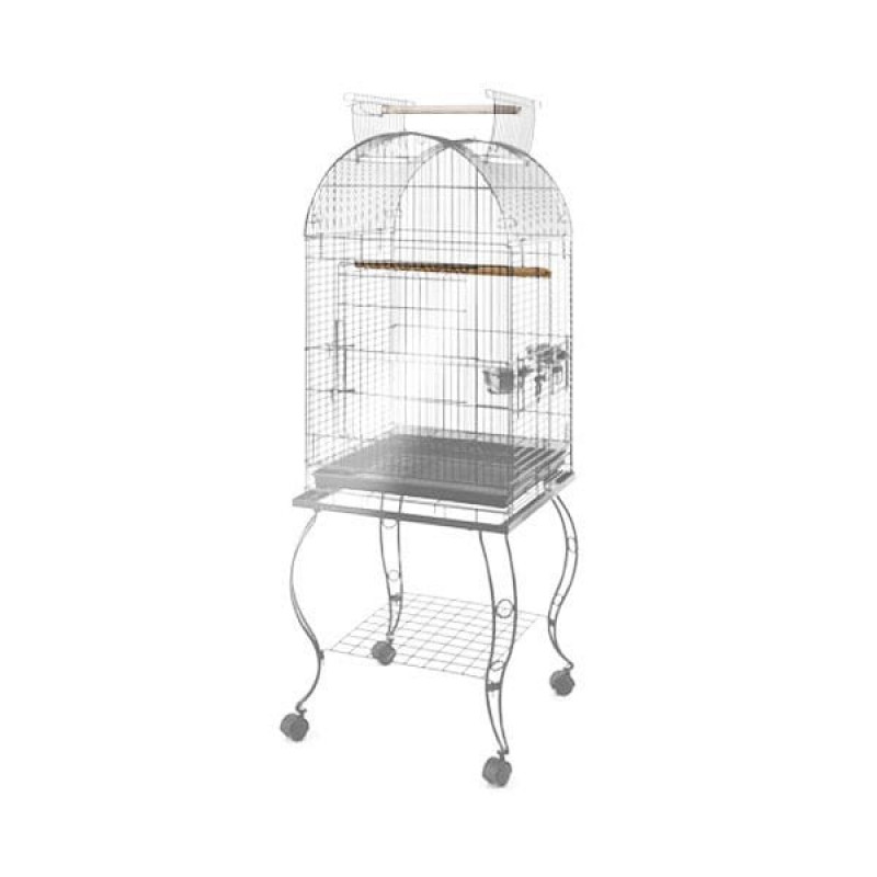 Qh Pet Cage 51x51x152 Cm Sehpalı Açılır Çatılı Kafes Gri | Kuş Kafesi Qh Pet Cage 51x51x152 Cm Sehpalı Açılır Çatılı Kafes Gri | Kuş Kafesi