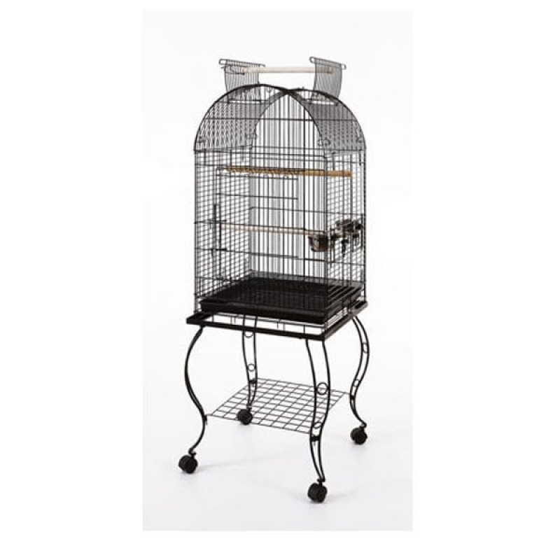 Qh Pet Cage 51x51x152 Cm Sehpalı Açılır Çatılı Kafes Siyah | Kuş Kafesi Qh Pet Cage 51x51x152 Cm Sehpalı Açılır Çatılı Kafes Siyah | Kuş Kafesi