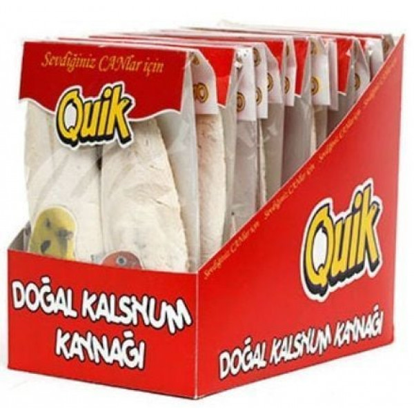 Quik 2 'li Mürekkep Balığı Gaga Taşı 10 Cm | Kuş Gaga Taşı