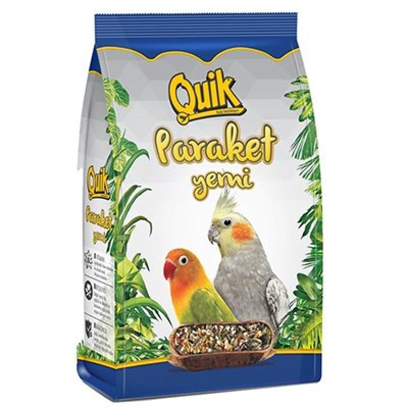 Quik 750 Gr Paraket Yemi | Kuş Yemi Quik 750 Gr Paraket Yemi | Kuş Yemi