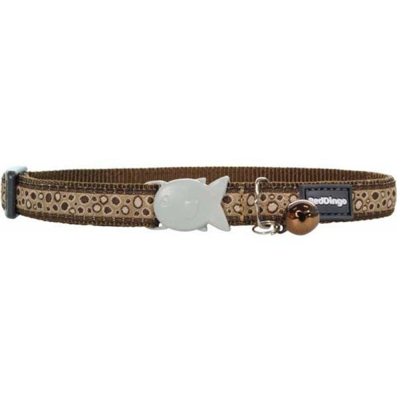 Red Dingo 12 Mm Bedrock Desenli Kahverengi Boyun Tasmasi | Kedi Boyun Tasması Red Dingo 12 Mm Bedrock Desenli Kahverengi Boyun Tasmasi | Kedi Boyun Tasması
