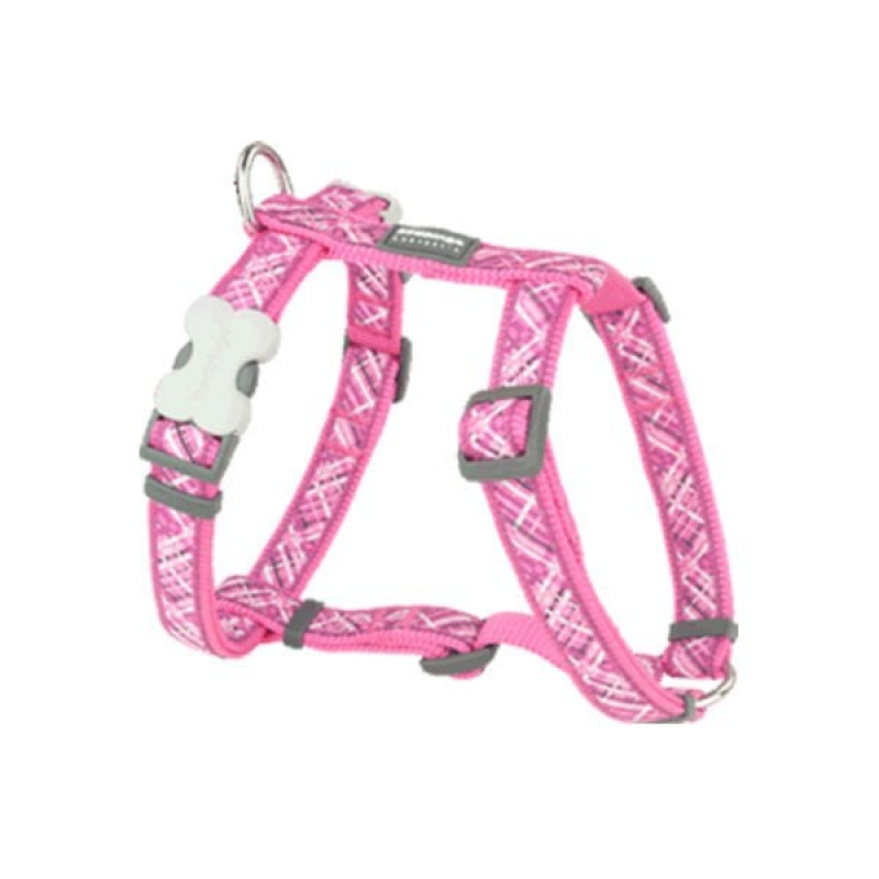 Red Dingo 12 Mm Flanno Desenli Pembe Göğüs Tasması | Köpek Göğüs Tasması Red Dingo 12 Mm Flanno Desenli Pembe Göğüs Tasması | Köpek Göğüs Tasması