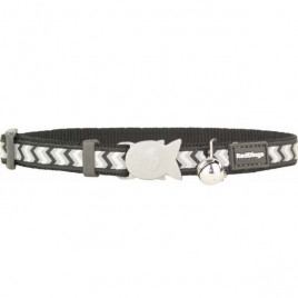 Red Dingo 12 Mm Reflektörlü Ziggy Desenli Siyah Boyun Tasmasi | Kedi Boyun Tasması