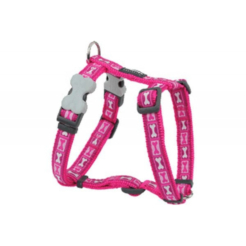 Red Dingo 15mm Bone Yard Desenli Pembe Göğüs Tasması | Köpek Göğüs Tasması Red Dingo 15mm Bone Yard Desenli Pembe Göğüs Tasması | Köpek Göğüs Tasması