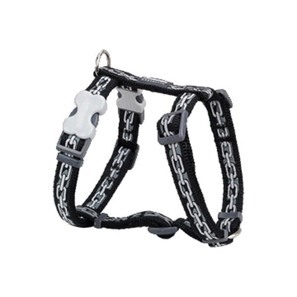 Red Dingo 15mm Zincir Desenli Göğüs Tasması | Köpek Göğüs Tasması