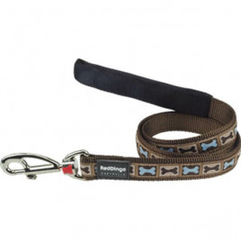 Red Dingo 20mm Bone Yard Desenli Kahverengi Uzatma | Köpek Gezdirme Tasması Red Dingo 20mm Bone Yard Desenli Kahverengi Uzatma | Köpek Gezdirme Tasması