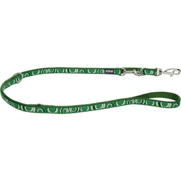 Red Dingo 20mm Circadelic Desenli Yeşil Çok Amaçlı Uzatma | Köpek Gezdirme Tasması