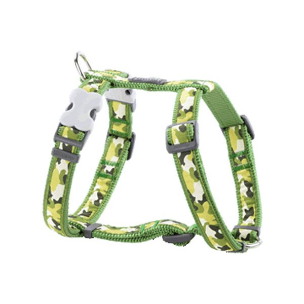 Red Dingo 20mm Kamuflaj Yeşil Göğüs Tasması | Köpek Göğüs Tasması