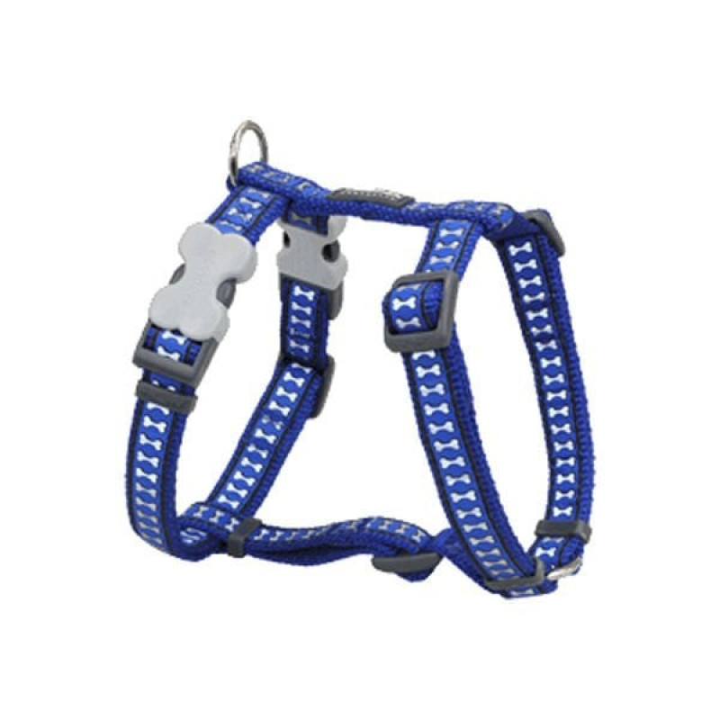 Red Dingo 25 Mm Reflektörlü Kemik Desenli Lacivert Xl Göğüs Tasması | Köpek Göğüs Tasması Red Dingo 25 Mm Reflektörlü Kemik Desenli Lacivert Xl Göğüs Tasması | Köpek Göğüs Tasması