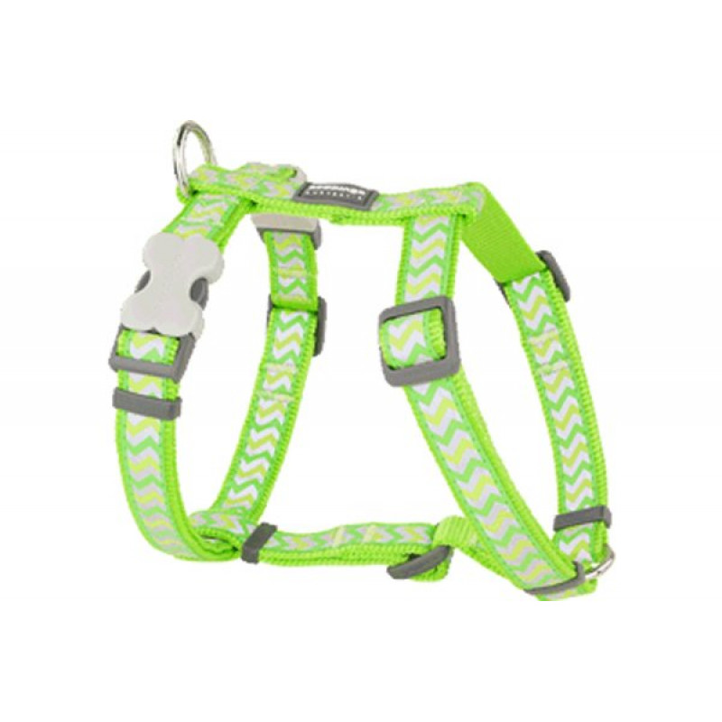 Red Dingo 25 Mm Reflektörlü Ziggy Desenli Lime Xl Göğüs Tasması | Köpek Göğüs Tasması Red Dingo 25 Mm Reflektörlü Ziggy Desenli Lime Xl Göğüs Tasması | Köpek Göğüs Tasması