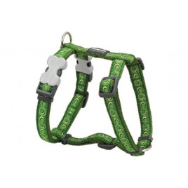 Red Dingo 25mm Cosmos Desenli Yeşil Göğüs Tasması | Köpek Göğüs Tasması