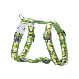 Red Dingo 25mm Kamuflaj Yeşil Göğüs Tasması | Köpek Göğüs Tasması