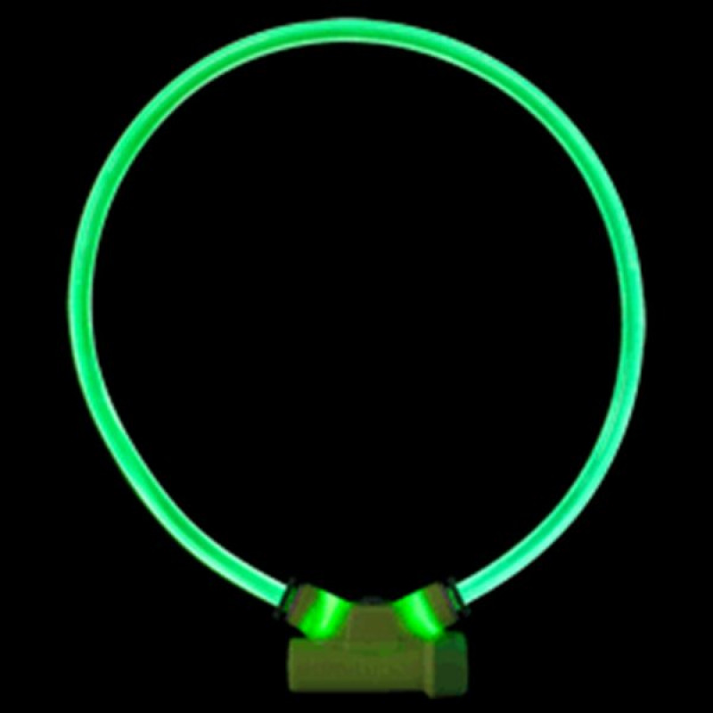 Red Dingo 80 Cm Lumitube Yeşil Işıklı S-L | Köpek Boyun Tasması