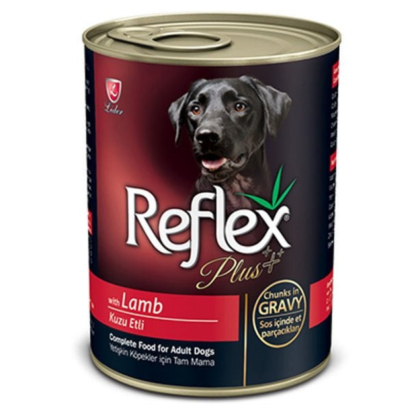 Reflex Plus 400 Gr Chunks in Jelly Kuzu ve Karaciğer | Yetişkin Köpek Konserve Maması Reflex Plus 400 Gr Chunks in Jelly Kuzu ve Karaciğer | Yetişkin Köpek Konserve Maması