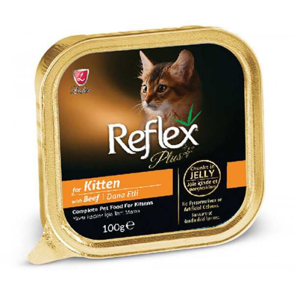 Reflex Plus 100 Gr Dana Etli ALU-TRAY Yavru | Yavru Kedi Maması