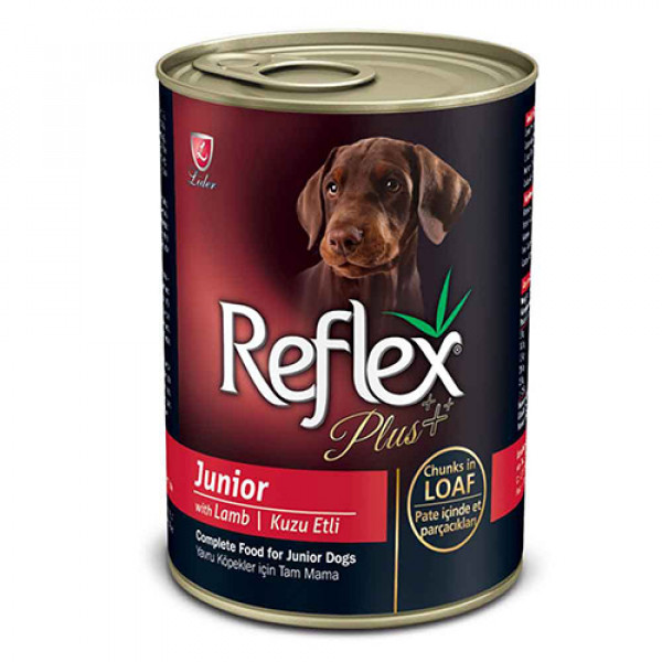 Reflex Plus 24 Adet Pate Kuzu Etli Yavru 400 Gr | Tavru Köpek Konservesi