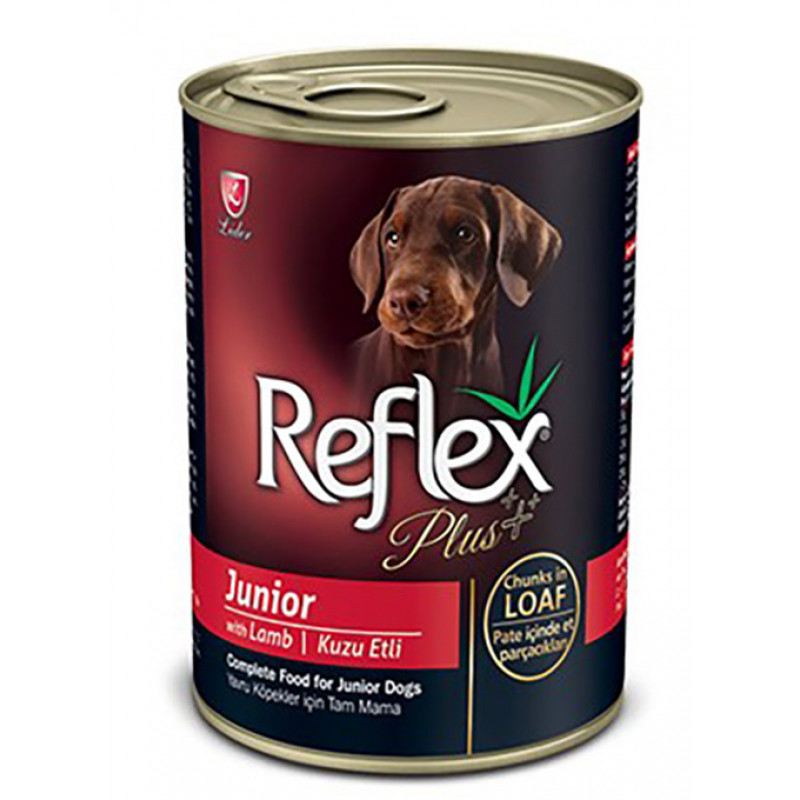 Reflex Plus 6 Adet Pate Kuzu Etli Yavru 400 Gr | Tavru Köpek Konservesi Reflex Plus 6 Adet Pate Kuzu Etli Yavru 400 Gr | Tavru Köpek Konservesi