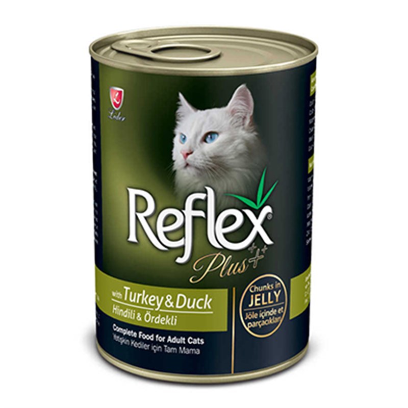 Reflex Plus 400 Gr Jöle İçinde Hindili ve Ördekli Yetişkin | Yetişkin Kedi Maması Reflex Plus 400 Gr Jöle İçinde Hindili ve Ördekli Yetişkin | Yetişkin Kedi Maması
