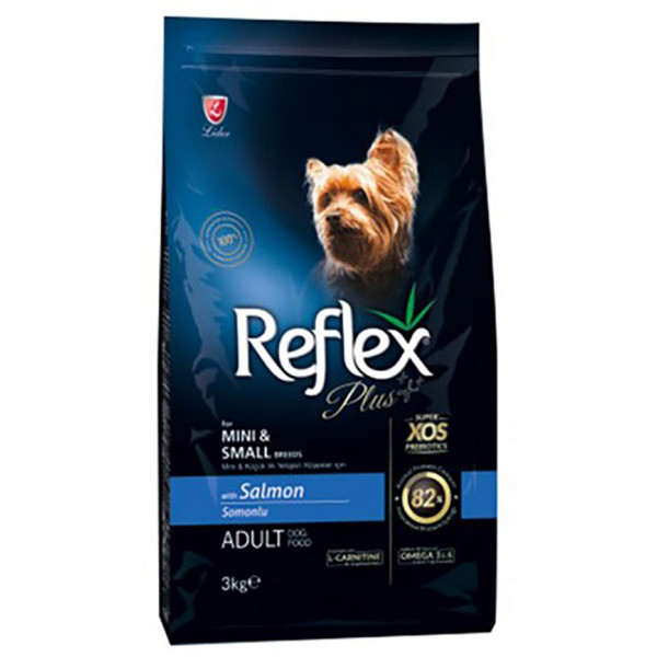 Reflex Plus 3 Kg Mini ve Küçük Irk Somonlu | Yetişkin Köpek Kuru Maması