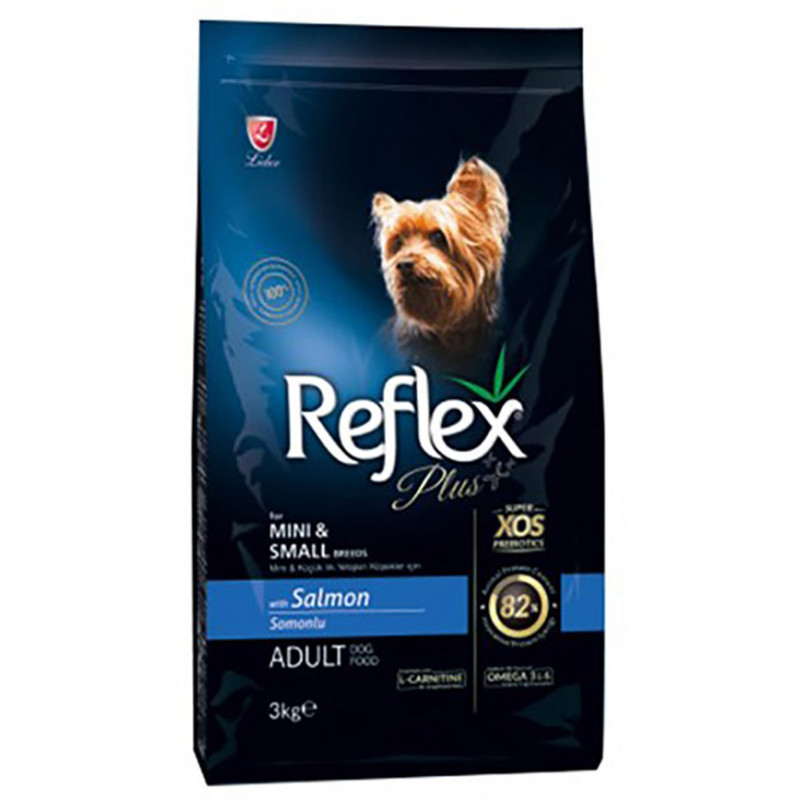 Reflex Plus 3 Kg Mini ve Küçük Irk Somonlu | Yetişkin Köpek Kuru Maması Reflex Plus 3 Kg Mini ve Küçük Irk Somonlu | Yetişkin Köpek Kuru Maması