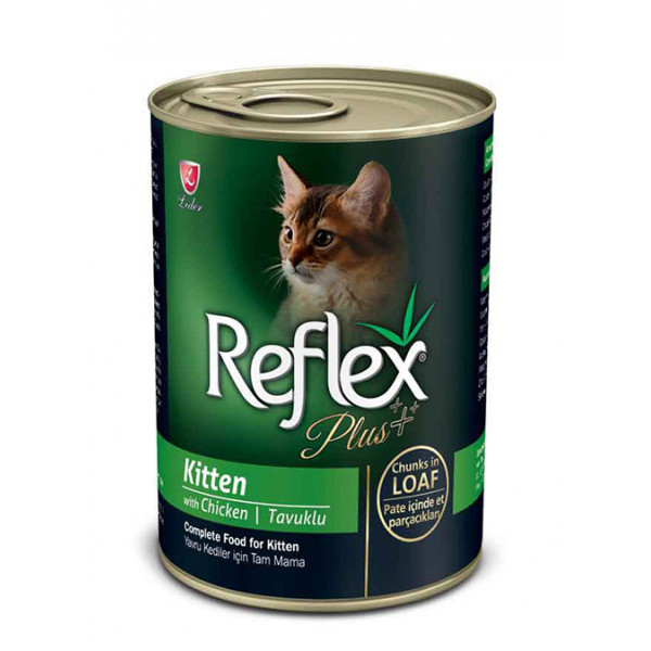 Reflex Plus 20 Adet Pate İçinde Tavuklu Yavru 400 Gr | Yavru Kedi Maması