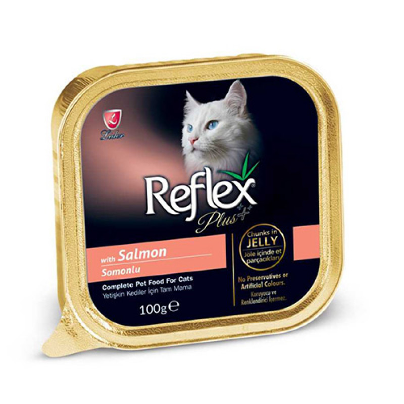 Reflex Plus 100 Gr Somonlu Alu-Tray Yetişkin 1 | Yetişkin Kedi Maması Reflex Plus 100 Gr Somonlu Alu-Tray Yetişkin 1 | Yetişkin Kedi Maması