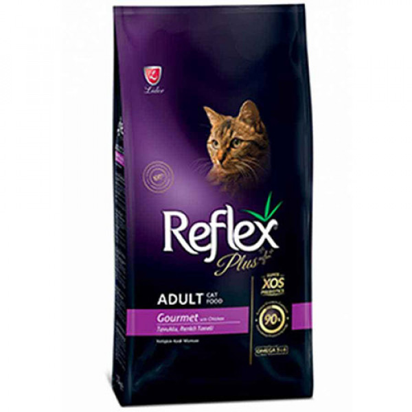 Reflex Plus 15 Kg Tavuklu Renkli Taneli Yetişkin | Yetişkin Kuru Kedi Maması