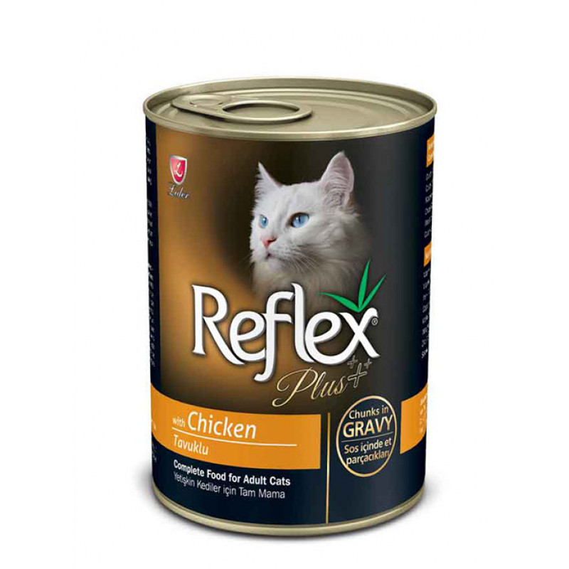 Reflex Plus 24 Adet Sos İçinde Tavuklu Yetişkin 400 Gr | Yetişkin Kedi Maması Reflex Plus 24 Adet Sos İçinde Tavuklu Yetişkin 400 Gr | Yetişkin Kedi Maması