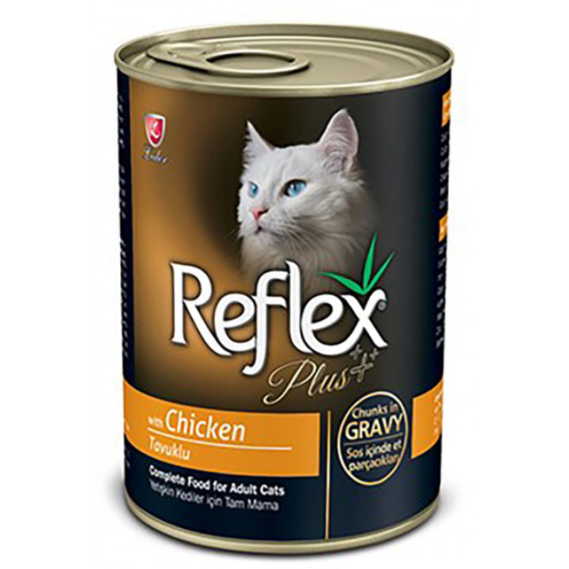 Reflex Plus 6 Adet Sos İçinde Tavuklu Yetişkin 400 Gr | Yetişkin Kedi Maması Reflex Plus 6 Adet Sos İçinde Tavuklu Yetişkin 400 Gr | Yetişkin Kedi Maması