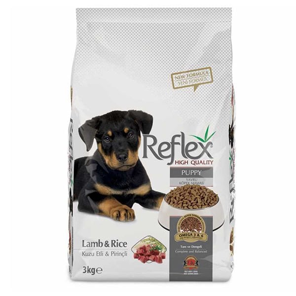 Reflex 3 Kg Puppy Kuzu ve Pirinç | Yavru Köpek Kuru Maması