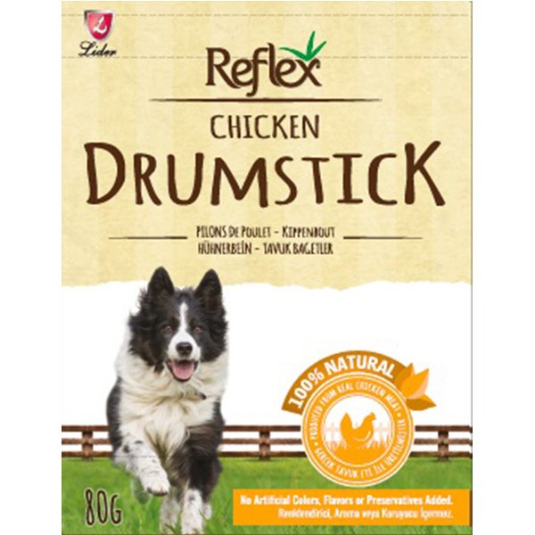 Reflex 80 Gr Drumstick Tavuklu Bağet | Köpek Atıştırmalık Ödül Maması