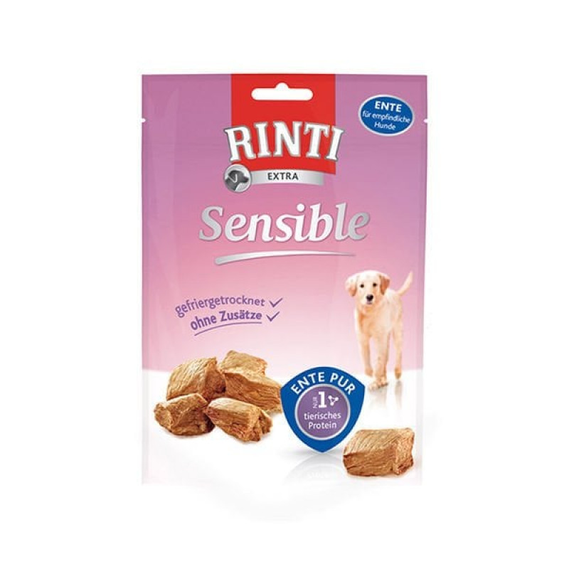 Rinti 40 Gr Extra Sensible Ördek | Kurutulmuş Köpek Ödül Maması Rinti 40 Gr Extra Sensible Ördek | Kurutulmuş Köpek Ödül Maması