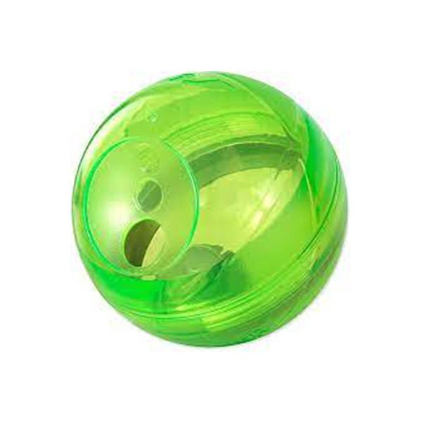 Rogz 12 Cm Toyz Tumbler Yavaş Besleme Ödül Hazneli Top Yeşil | Ödül Hazneli Köpek Oyuncağı