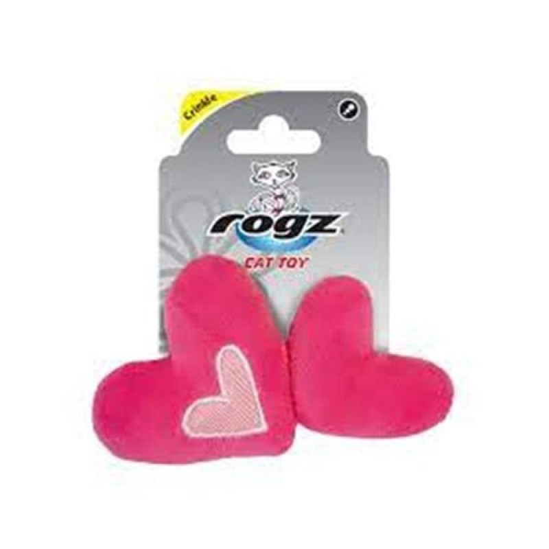 Rogz Catnip 8 Cm Toyz Hearts Peluş Kalp Pembe | Peluş Kedi Oyuncağı Rogz Catnip 8 Cm Toyz Hearts Peluş Kalp Pembe | Peluş Kedi Oyuncağı