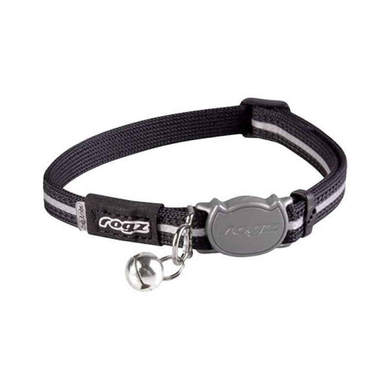 Rogz Catz S Alley Cat Halsband Çıngıraklı Boyun Tasması Siyah 1,1x20-31 Cm | Kedi Boyun Tasması Rogz Catz S Alley Cat Halsband Çıngıraklı Boyun Tasması Siyah 1,1x20-31 Cm | Kedi Boyun Tasması