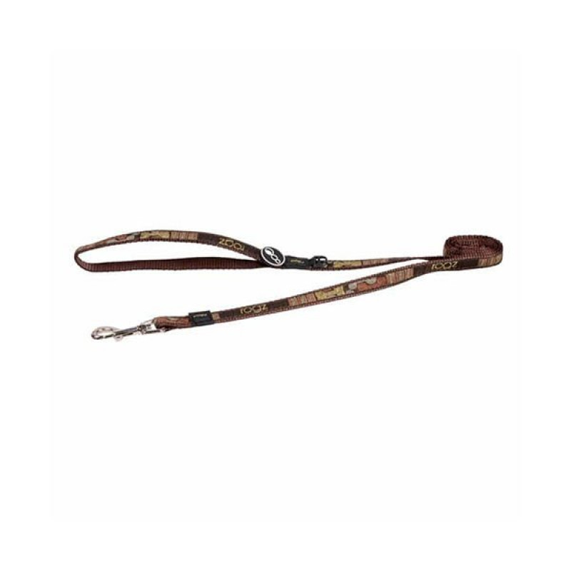 Rogz L Fancy Dress Lijn Dokuma Gezdirme Kayışı Kahverengi 2x140 Cm | Köpek Gezdirme Tasması Rogz L Fancy Dress Lijn Dokuma Gezdirme Kayışı Kahverengi 2x140 Cm | Köpek Gezdirme Tasması