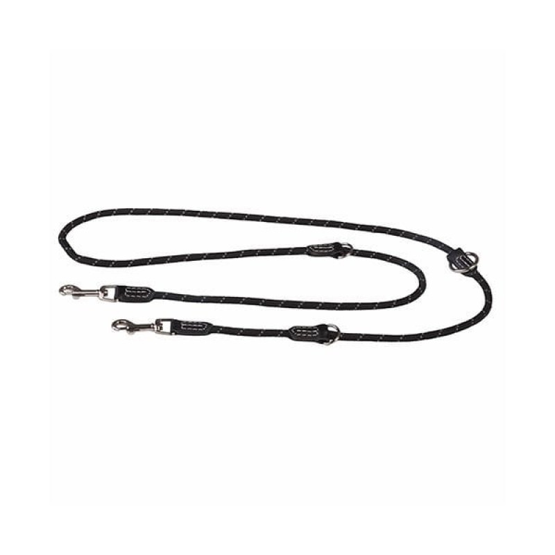 Rogz L Rope LangeLijn Halat Gezdirme Kayışı Siyah 1,2x180 Cm | Köpek Gezdirme Tasması Rogz L Rope LangeLijn Halat Gezdirme Kayışı Siyah 1,2x180 Cm | Köpek Gezdirme Tasması