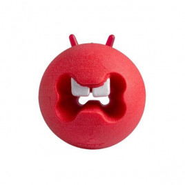 Toyz Fred Traktatiebal Çiğneme Topu Diş Bakım Kırmızı 6,4 Cm | Köpek Çiğneme