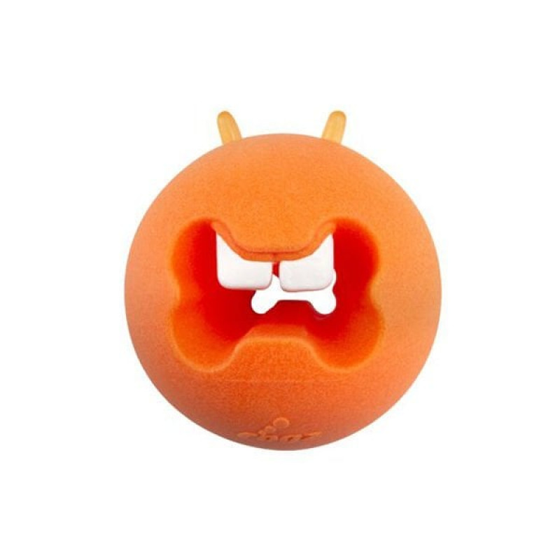 Rogz Toyz Fred Traktatiebal Çiğneme Topu Diş Bakım Turuncu 6,4 Cm | Köpek Top Oyuncak Rogz Toyz Fred Traktatiebal Çiğneme Topu Diş Bakım Turuncu 6,4 Cm | Köpek Top Oyuncak