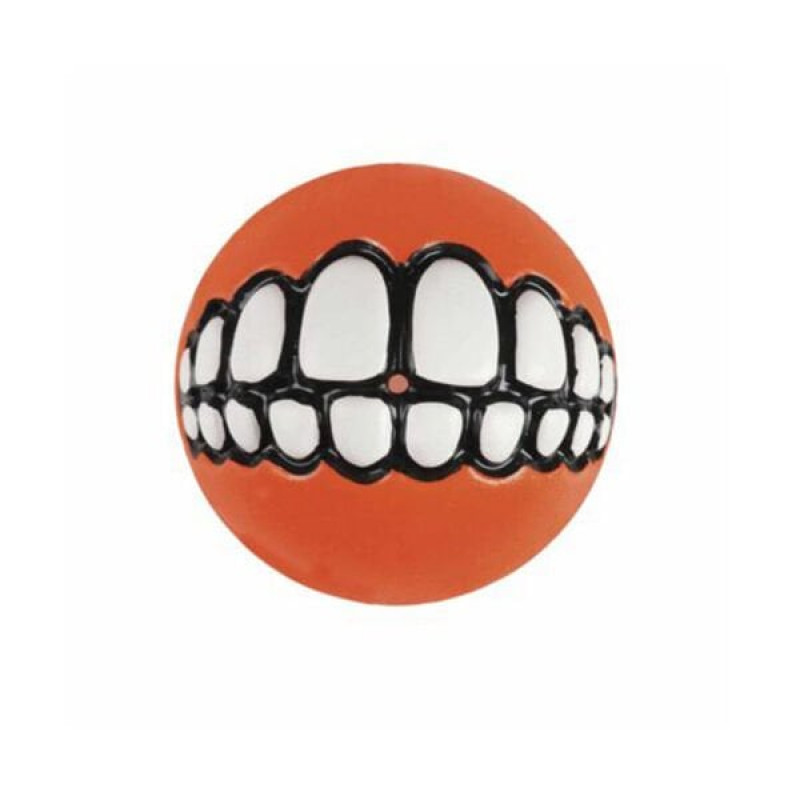 Rogz Toyz M Grinz Ödül Hazneli Top Turuncu 6,4 Cm | Köpek Top Oyuncak Rogz Toyz M Grinz Ödül Hazneli Top Turuncu 6,4 Cm | Köpek Top Oyuncak