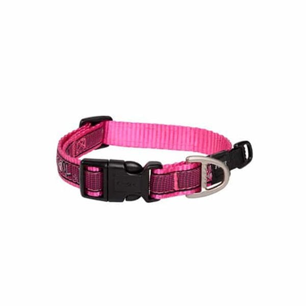 Rogz XL Fancy Dress Halsband Karışık Desenli Boyun Tasması Pembe 2,5x43-70 Cm | Köpek Boyun Tasması