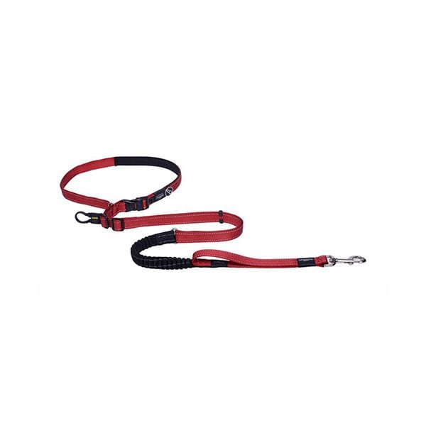 Rogz XL Utility Handsfree Lijn Dokuma Gezdirme Kayışı Kırmızı 2,5x150x210 Cm | Köpek Gezdirme Tasması