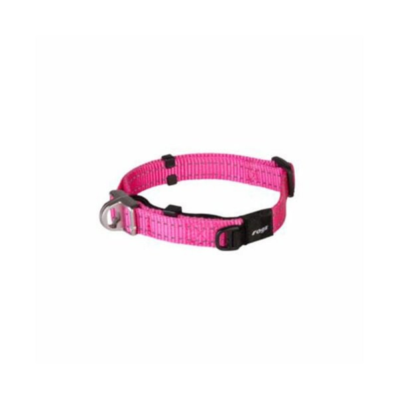 Rogz XL Utility Safety Halsband Güvenlikli Dokuma Boyun Tasması Pembe 2,5x42-66 Cm | Kedi Boyun Tasması Rogz XL Utility Safety Halsband Güvenlikli Dokuma Boyun Tasması Pembe 2,5x42-66 Cm | Kedi Boyun Tasması