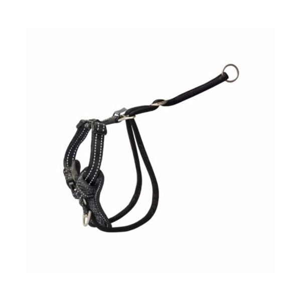 Rogz XL Utility Stop Pull Tuig Durma Çekme Göğüs Tasması Siyah 2,5x60-100 Cm | Köpek Göğüs Tasması