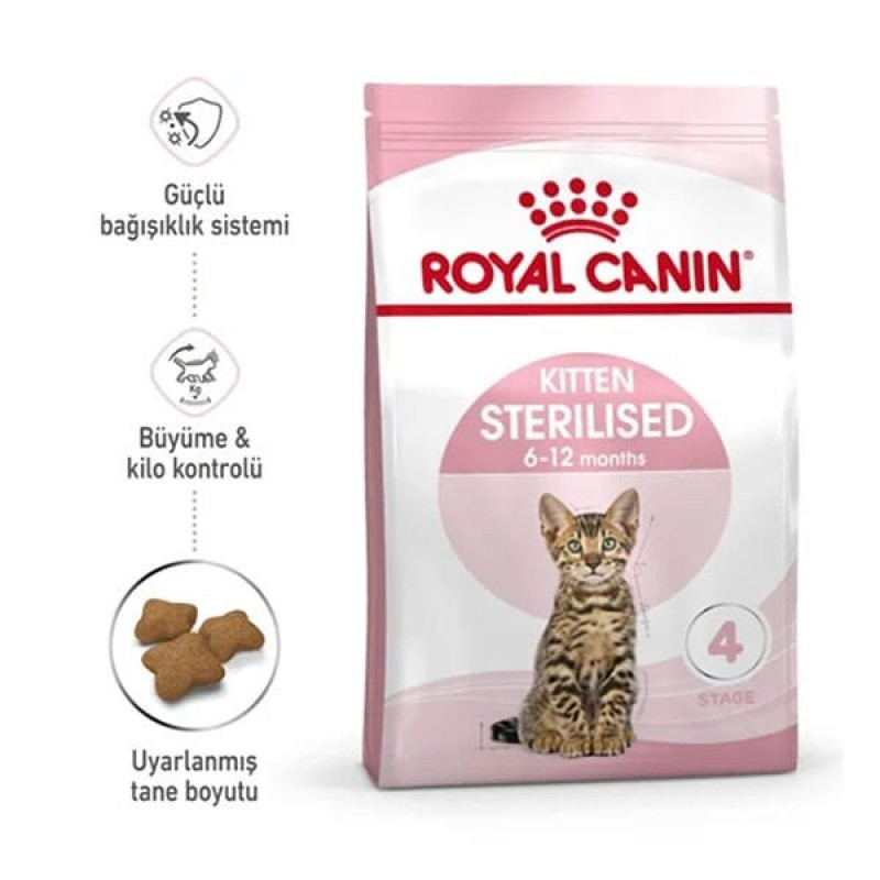 Royal Canin 2 Kg Kitten Sterilised | Kısırlaştırılmış Kedi Maması